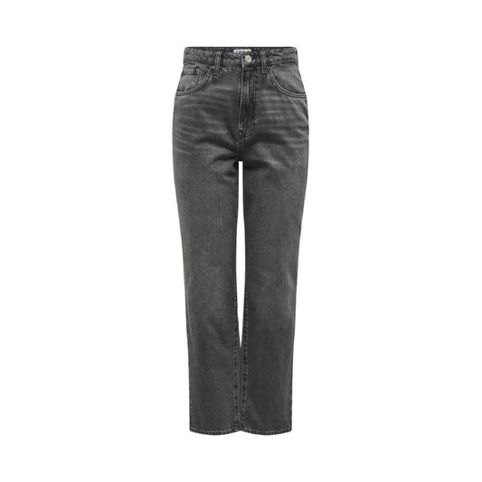 Only Gray Cotton Mom Jean ON-14844300138-W27 | L32