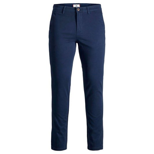 Jack Jones Blue Cotton Skinny Pant JA-2750500128-W28 | L30