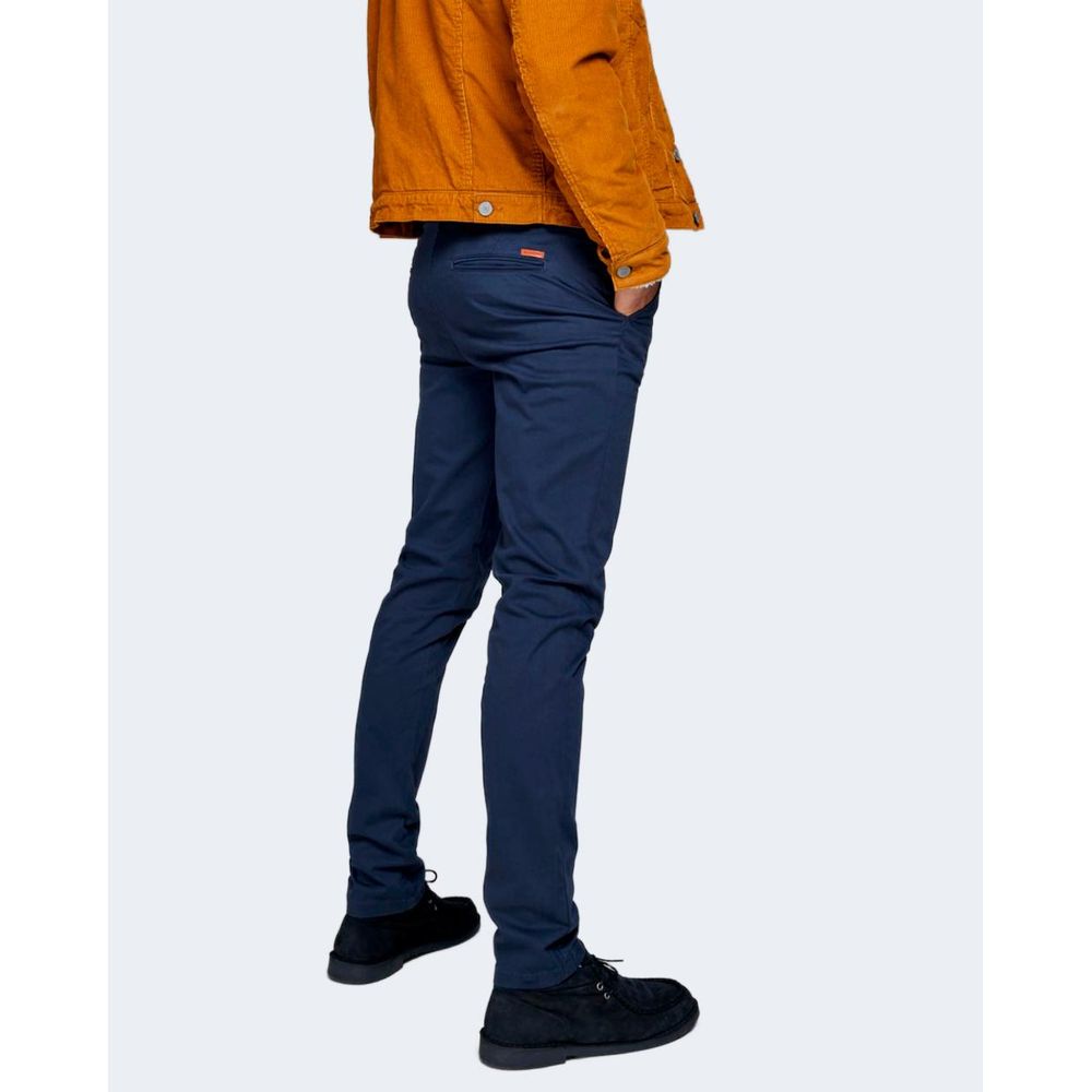 Jack Jones Blue Cotton Skinny Pants