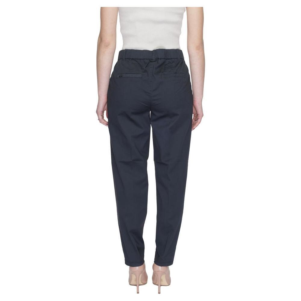 Street One Gray Cotton Pant ST-14200900153-W44 | L28