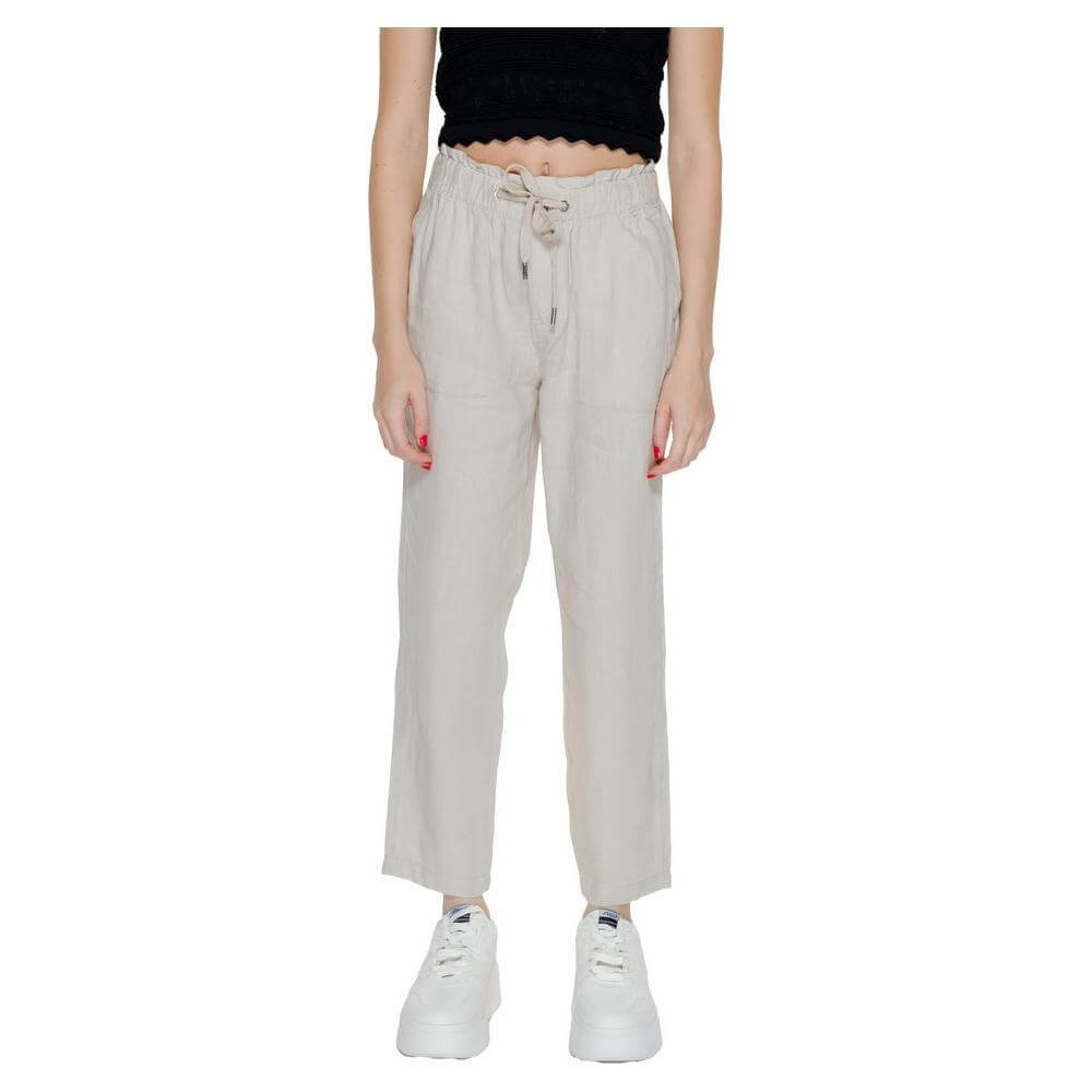 Street One Beige Linen Pant ST-14510200127-W36 | L28