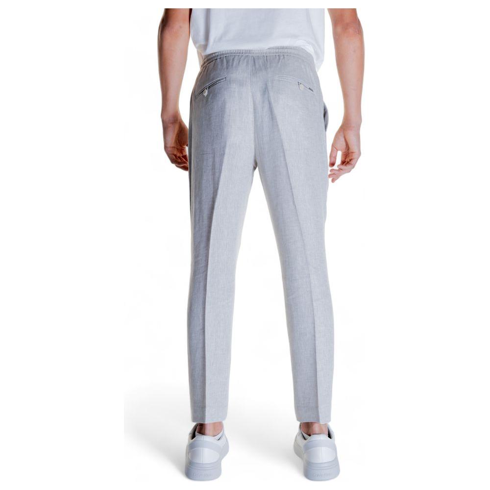 Antony Morato Beige Linen Jeans & Pant– PANTALONI UOMO – COLLEZIONE: – COMPOSIZIONE: 54% Lino, 46% Viscosa