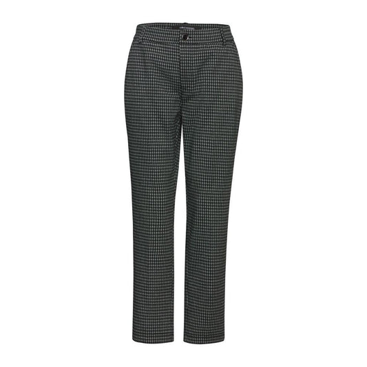 Street One green polyester women's pants, fall/winter collection, 100% polyester, stylish and comfortable fashion.