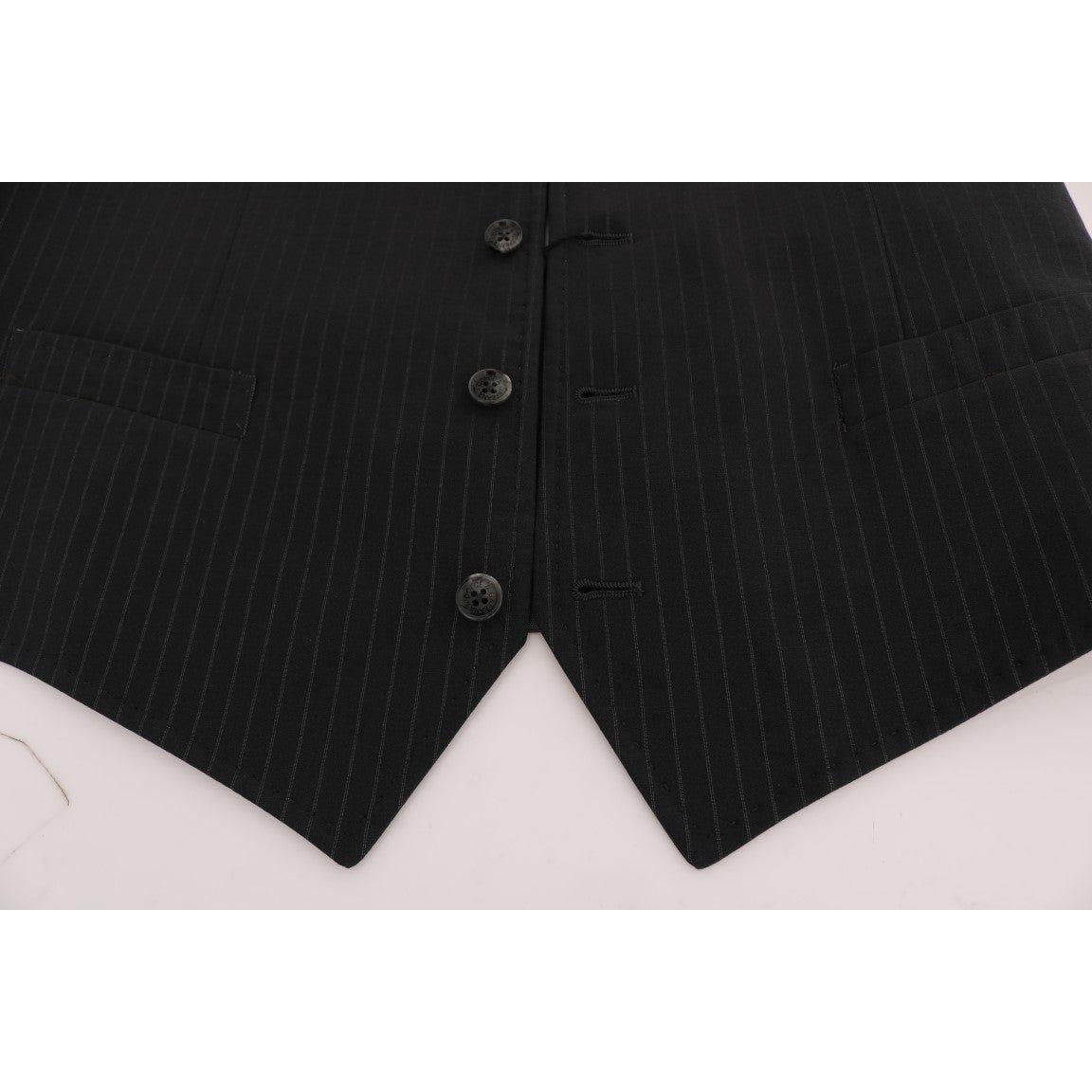 سترة رمادية مخططة أنيقة من دولتشي آند غابانا