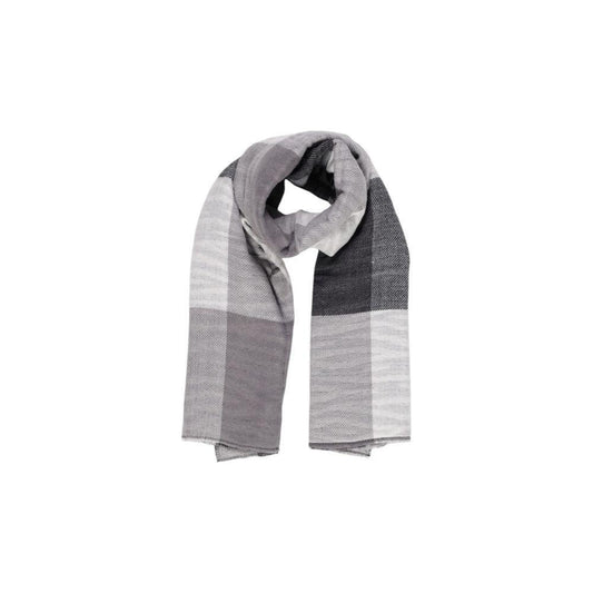 Pieces Black Recycled Polyester Scarf PI-15566600009-ONE SIZE