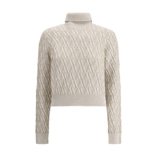 Fendi Turtleneck Sweater Fendi Gray