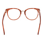 Marciano by Guess Brown Women Glasses Frame, round full-rim acetate style, 53mm lenses, 20mm bridge, 135mm frame width.