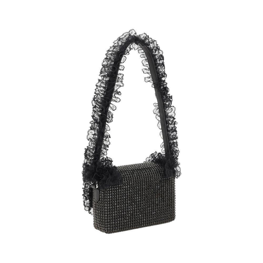 Front view with bag zipped and handles upright.
