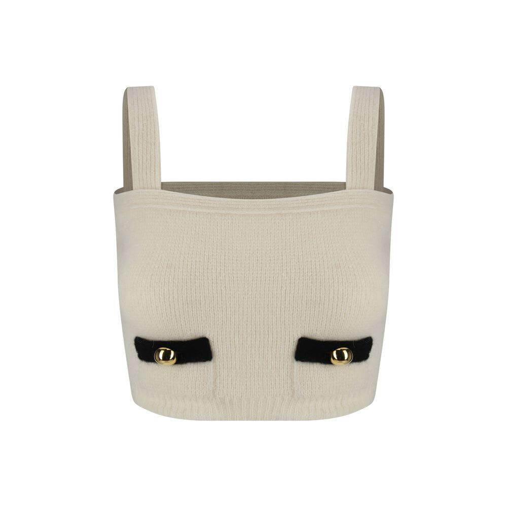 Front view with bag zipped and handles upright.