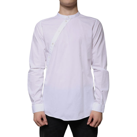 Dolce & Gabbana White Cotton Slim Fit MARTINI Dress Shirt TSH86485-40