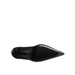 Dolce & Gabbana Black Viscose Mesh Sock Style Boots Shoes