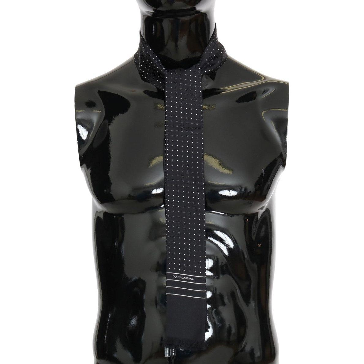 وشاح ربطة عنق حرير أنيق للرجال من دولتشي آند غابانا