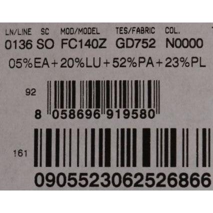 جوارب سوداء بطول منتصف الساق مزينة بالكريستال من دولتشي آند غابانا