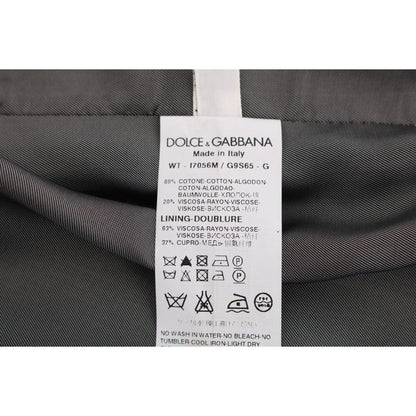 Dolce & Gabbana Black STAFF Cotton Rayon Vest
