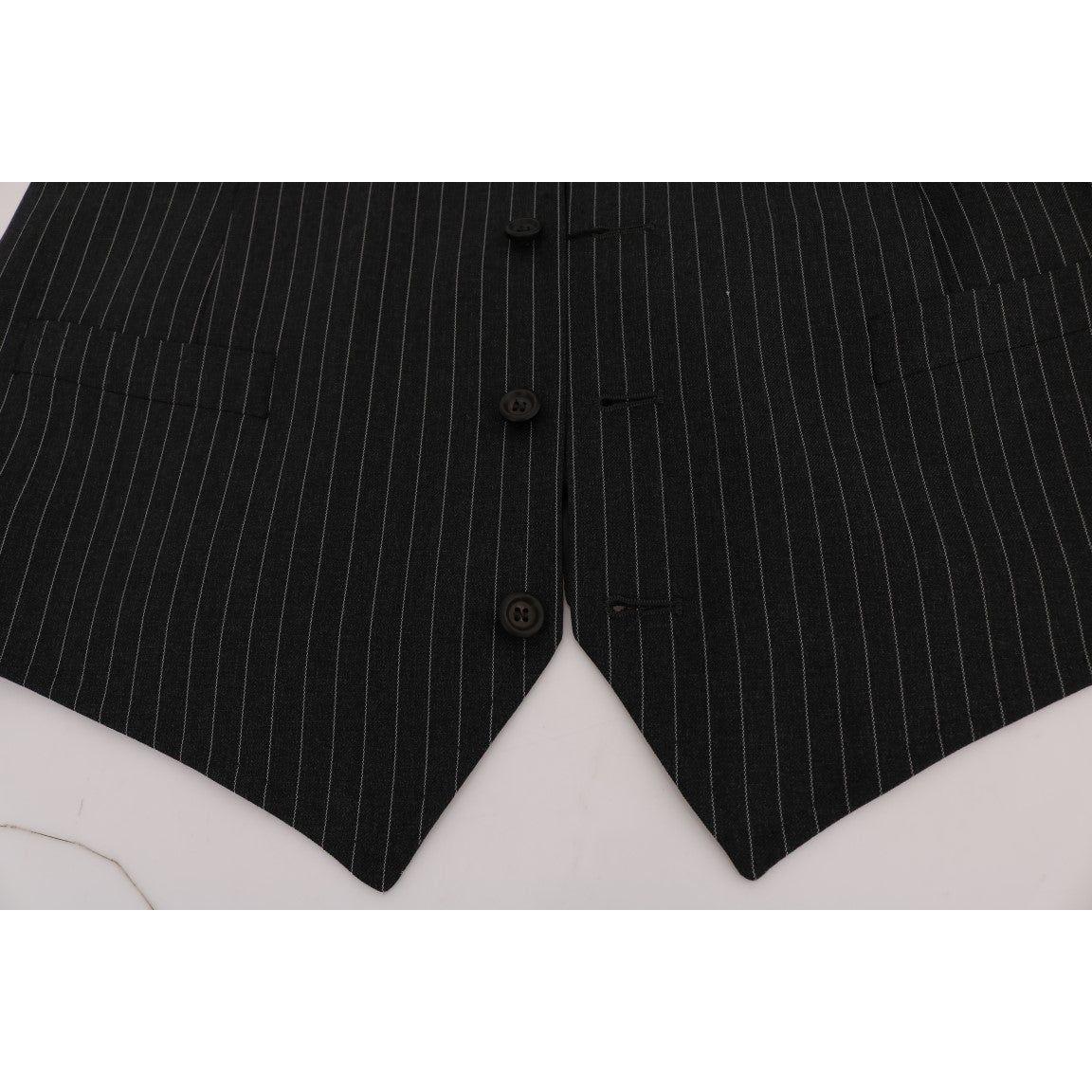 سترة أنيقة مخططة باللون الرمادي من دولتشي آند غابانا