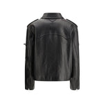 Prada Biker leather Jacket PR-58A207SOOO11KDF0002-IT40 | M
