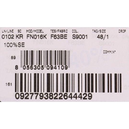 Dolce & Gabbana Blue Silk Love is Pullover Sweater