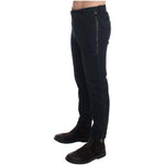 Costume National Blue Cotton Slim Pants Denim Jeans SIG17918-1