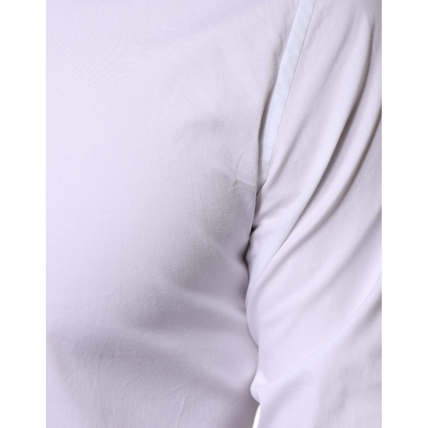 Dolce & Gabbana White Cotton Formal Men GOLD Dress Shirt