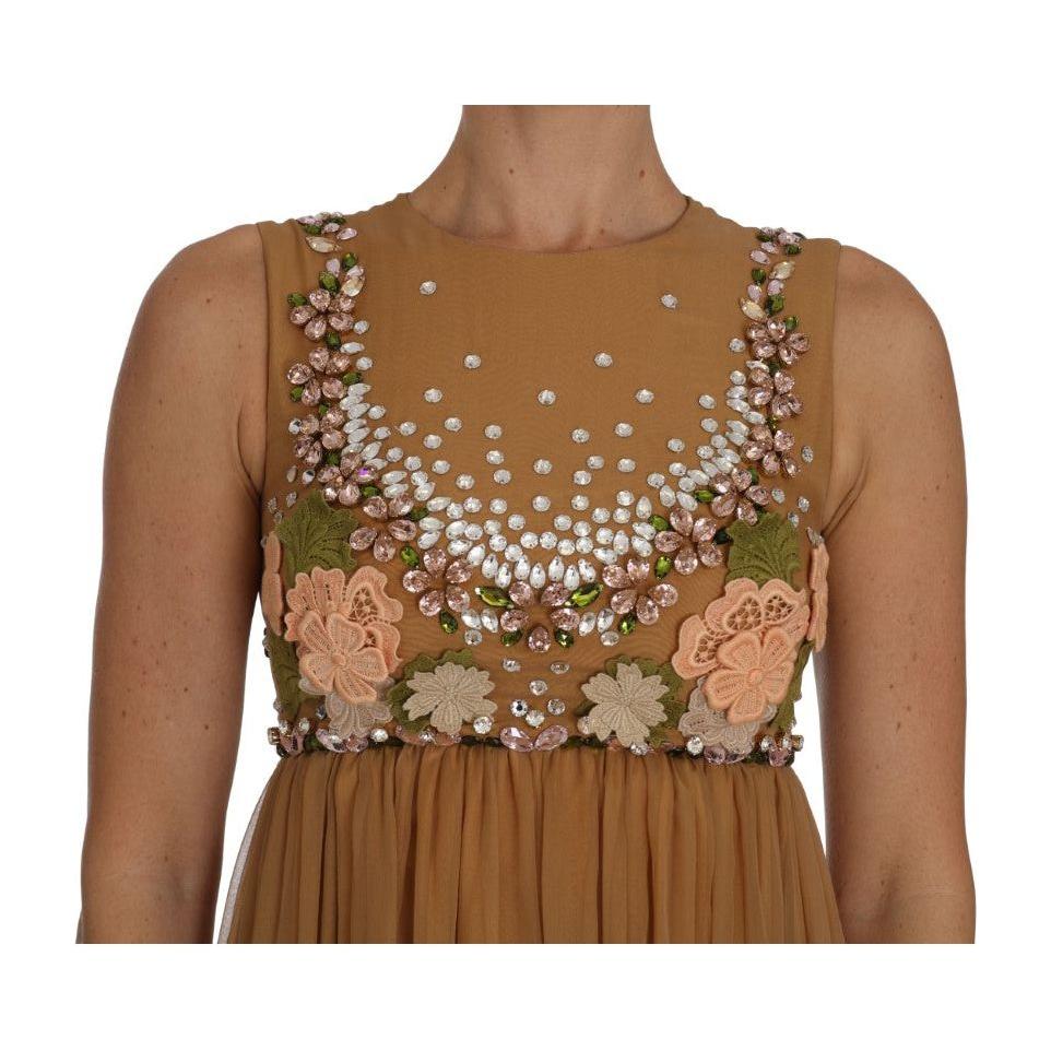 Dolce & GabbanaDolce & Gabbana Exquisite Gold Silk A-line Dress1728,67345645728,Dolce & Gabbana,Dresses - Women - Clothing,Gold,IT40|S,Material: 100% SILK,New with tags,Women
