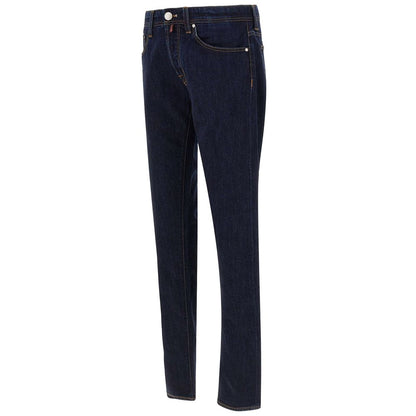 Tramarossa Blue Cotton Men's Jeans