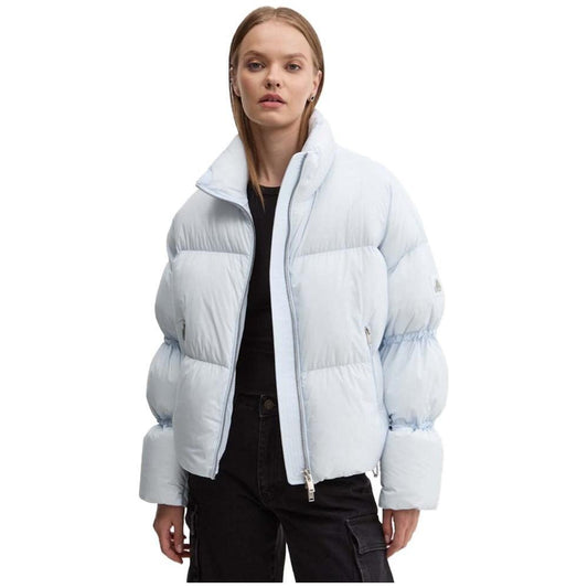 Moose Knuckles Light Blue Nylon Women Jacket MO-14453-S