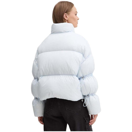 Moose Knuckles Light Blue Nylon Women Jacket MO-14453-S