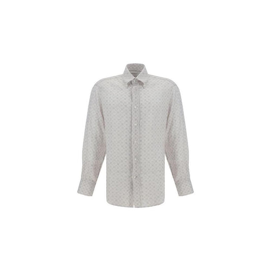 Brunello Cucinelli Linen Shirt BR-MM6901716C008-XL