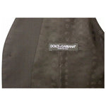 Dolce & Gabbana Black Wool Silk Dress Gilet Jacket Vest VES10039-44