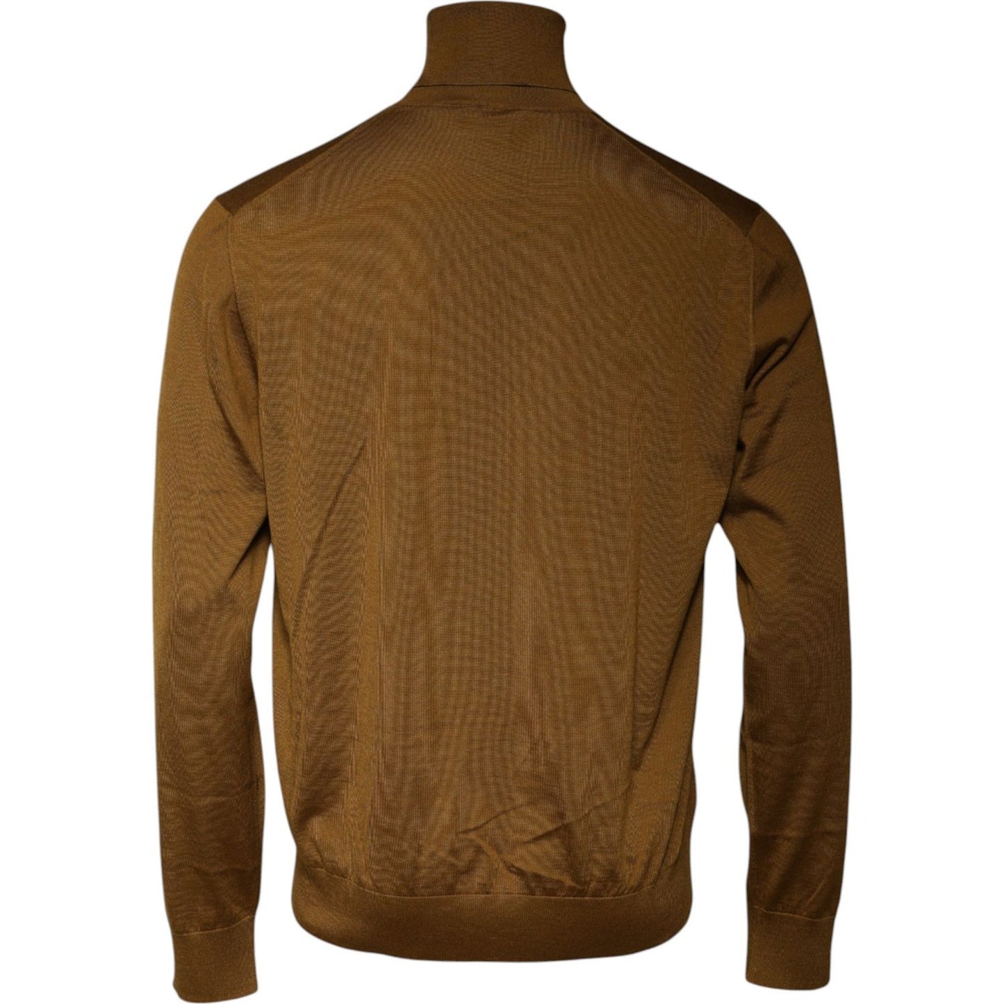 Dolce & Gabbana Brown Cashmere Turtleneck Pullover Sweater TSH87785-54