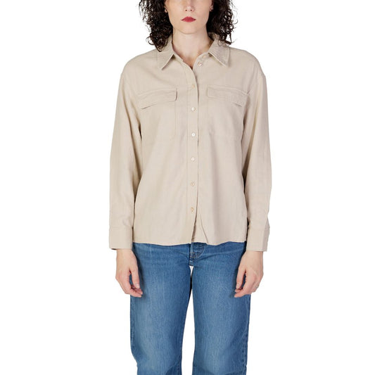 OnlyOnly Beige Linen Shirt1728,71956299936,Beige,IT42|M,IT44|L,New with tags,Only,Shirts - Women - Clothing,Women