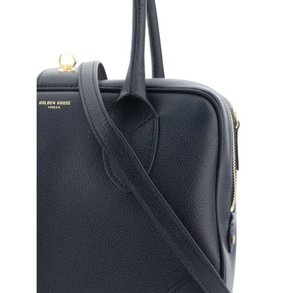 Golden Goose Black Calf Leather Bos Taurus Handbag