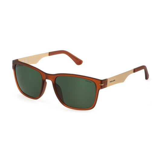 Police Police Brown Plastic Sunglasses POSPLL0956W45MAC