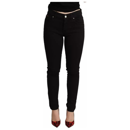 Dolce & Gabbana Black Cotton Stretch Skinny Denim Jeans PAN71883-38