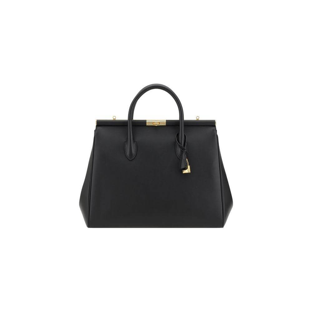 Front view with bag zipped and handles upright.