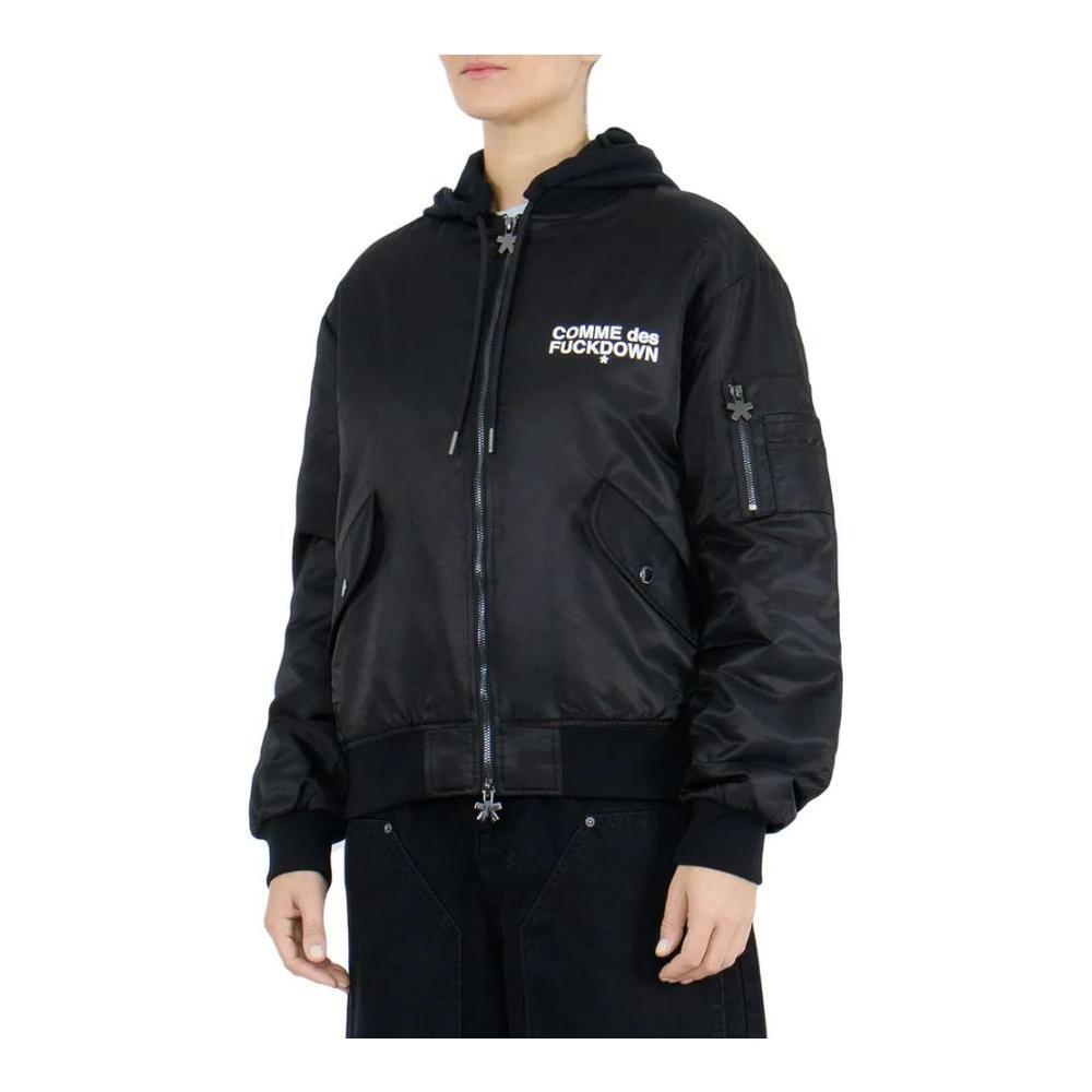 Comme Des Fuckdown Black Nylon Jackets & Coat CO-14502-M