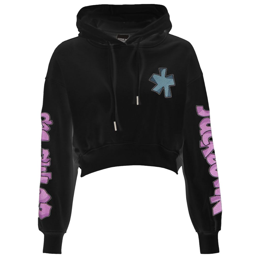 Comme Des Fuckdown Black Cotton Hoody