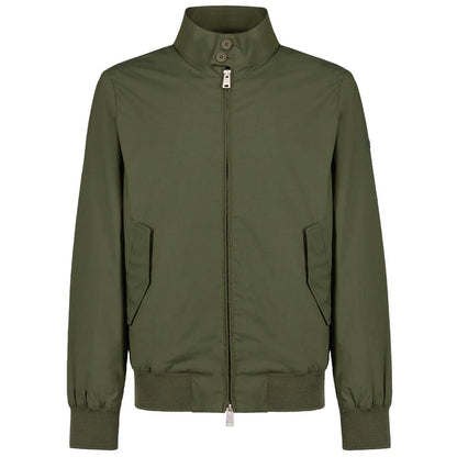 People Of Shibuya Green Cotton Men Bomber Jacket
