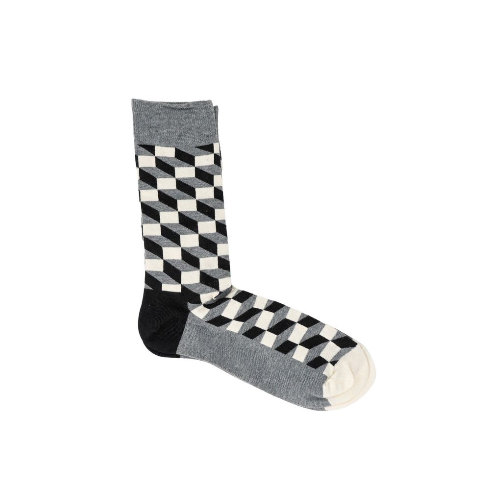 Happy Socks Gray Cotton Socks