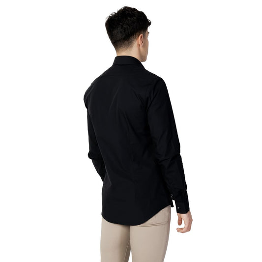 Calvin Klein Black Cotton Shirt CA-11123800009-IT41 | L
