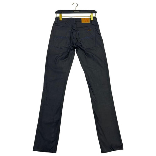 Nudie Jeans Black Cotton Men Jeans NU-24762-W30