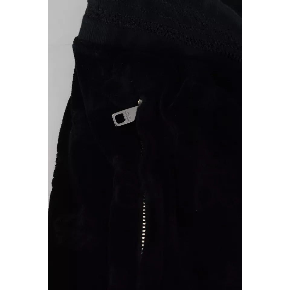Dolce & Gabbana Black Cotton Skinny Jogger Sweatpants Pants PAN74812-54