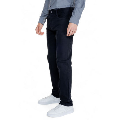 Armani Exchange Black Cotton Skinny Pants