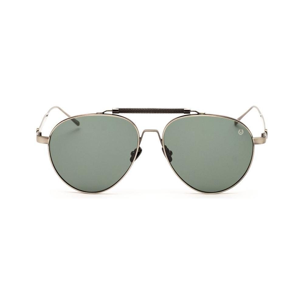 Belstaff Gray Stainless Steel Sunglasses