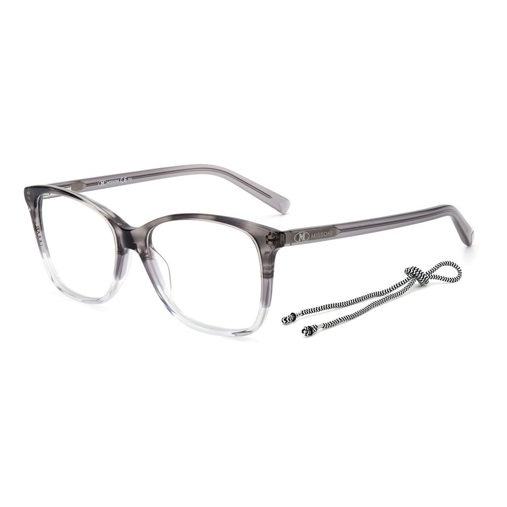 M Missoni Gray Acetate Glasses (Frames)