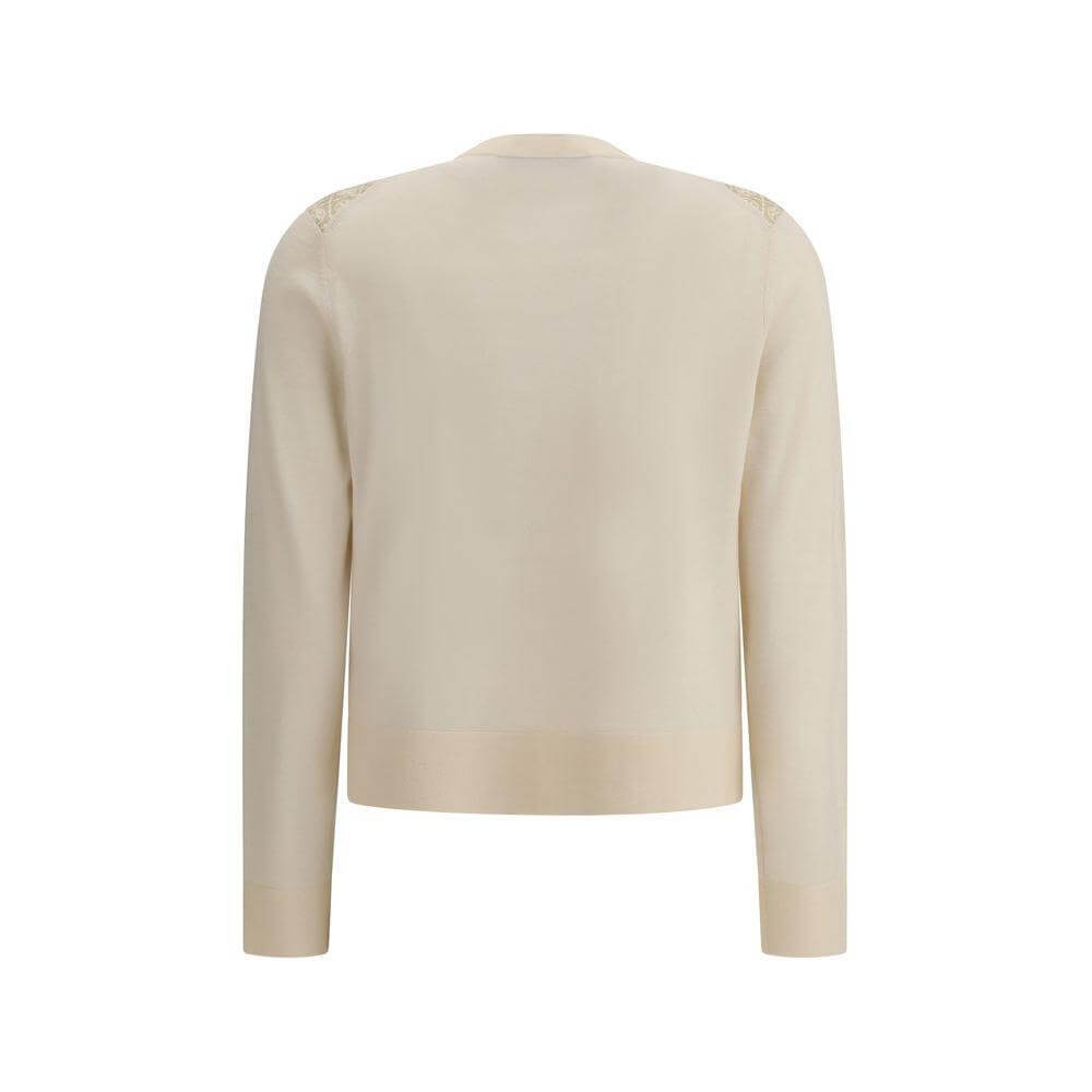 Tory Burch Silk and wool Cardigan with logos TO-169569960-M