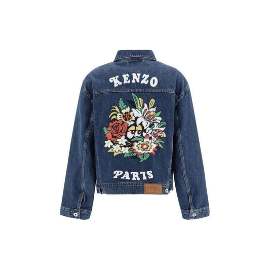 Kenzo Maxi print Denim Jacket KE-FF52DV2486B3DS-S