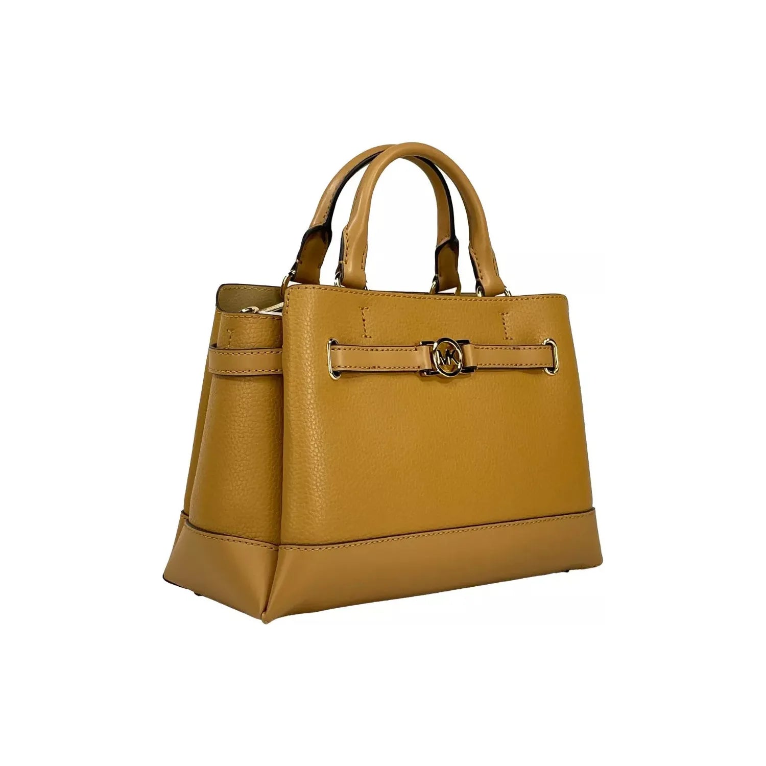Front view with bag zipped and handles upright.