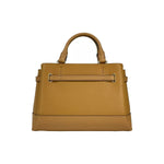 Michael Kors Reed Small Leather Belted Satchel Crossbody Bag Brown 82922