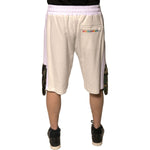 Dolce & Gabbana Beige Cotton Men Casual Cargo Bermuda Shorts PAN75659-48